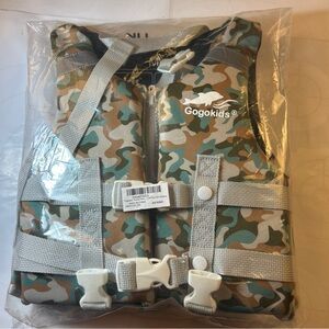 Gogokids Toddler Swim Vest, Kids Floaties – Boys & Girls Buoyancy Jacket Size M